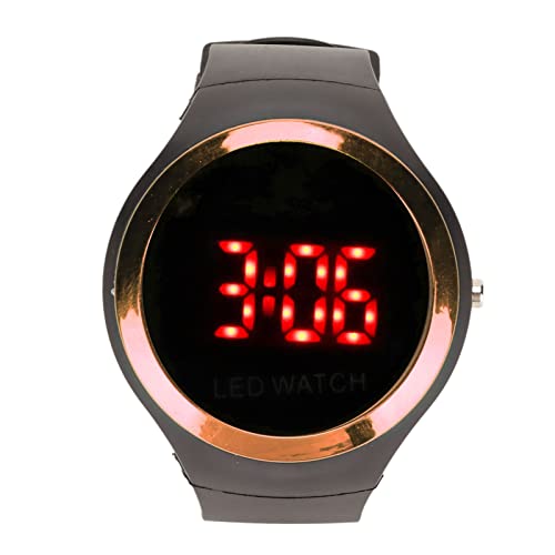 Pilipane Kids Digital Watch,Fashionable Sports Watch, Student Digital Watch with Red LED Displayfor Children, Ideal Birthday Gift(玫瑰金)