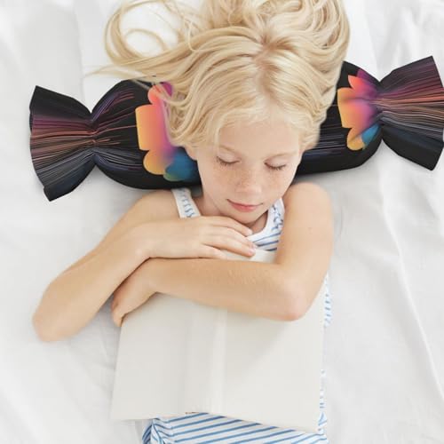 Almohada de espuma viscoelástica negra tamaño único miniatura 6
