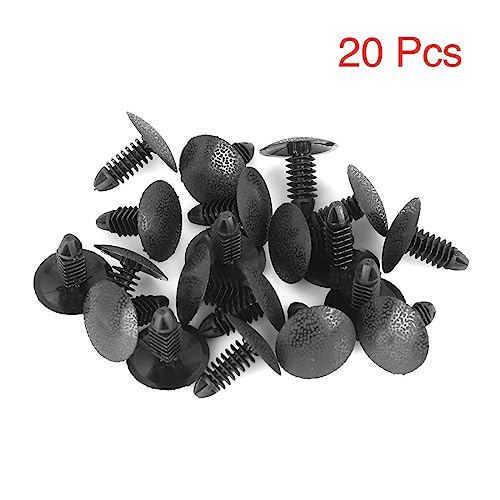 Rivets de fixation plastique 4mm noir pour stopper vibration garde-boue