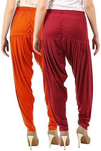 Image of Buy That Trendz Patiala Salwar for Women Viscose Patiala Pant Combo
