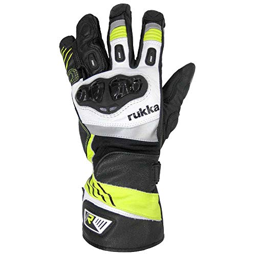 Rukka Argosaurus 2.0 Gants de Moto Gore-Tex (Black/Yellow,8)