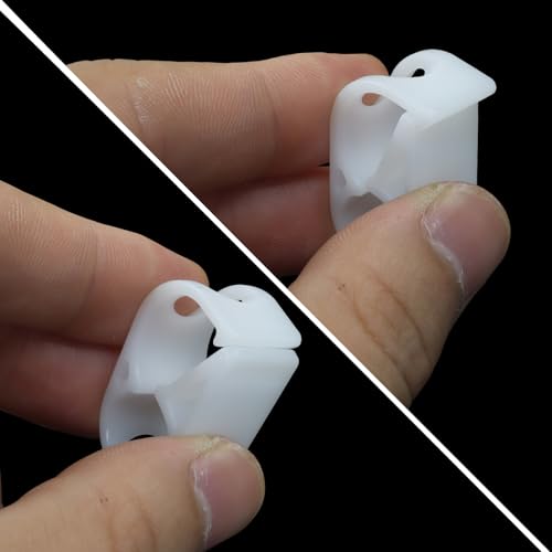 Image of 5 Pcs Plastic Tubing Clamps, Adjustable Hose Shut Off Clamps for 1 /4 inch - 5 /16 inch Tube O.D., Laboratory Pinch Valve Flow Control Water Clip