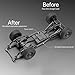 Genérico Off Road Climbing Adult Remote Control Full Scale 1:12 Retro LC79 Four Set Remote Control SUV Model, 2.4GHz Remote Control Outdoor SUV Gift