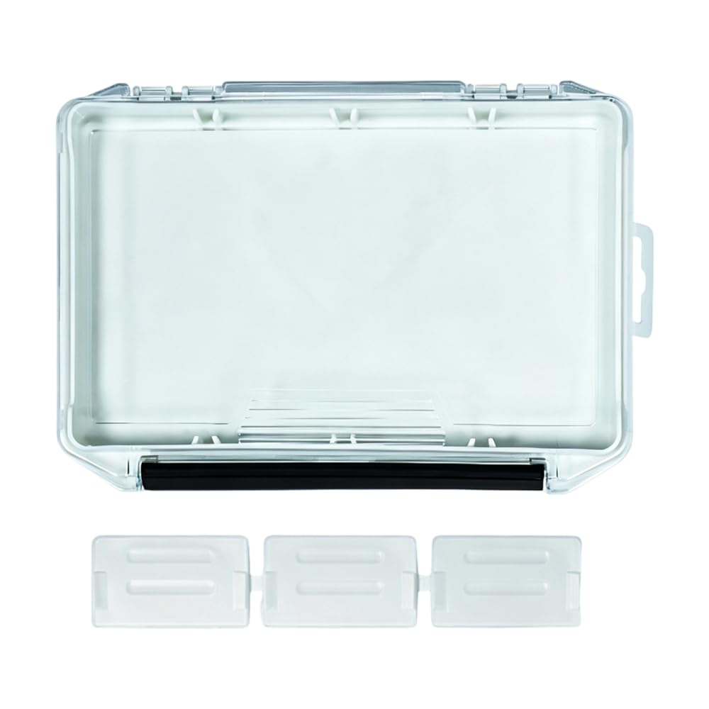 Fishing Tackle Box, Adjustable PP Storage Container for Bass Lure Bait