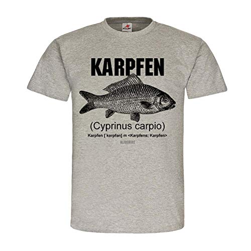 Passion carpe homme : le t-shirt gris XXL qui célèbre votre amour du cyprinus