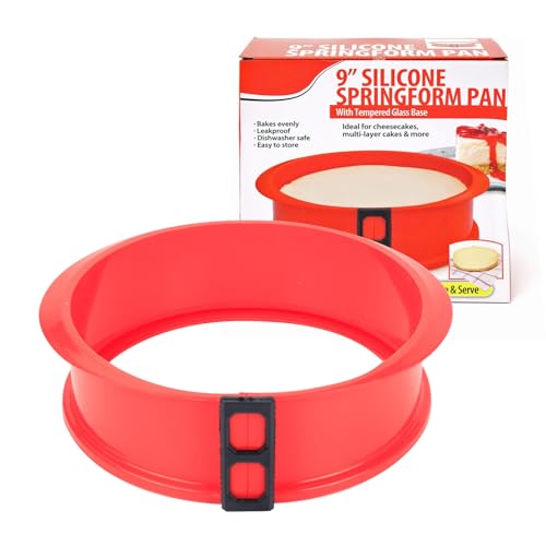 Silicone Springform Cake Tin, Round, 25 cm, Cake Baking Mould