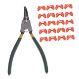 Milisten 21 Stück Teiliges Pinloses Hühnerbrillen Zange aus Legiertem Stahl und Kunststoff Anti-pick-brille Schutzbrille für Geflügel Verhindert Aggressivität und Fördert Hühnerwohl Einfach