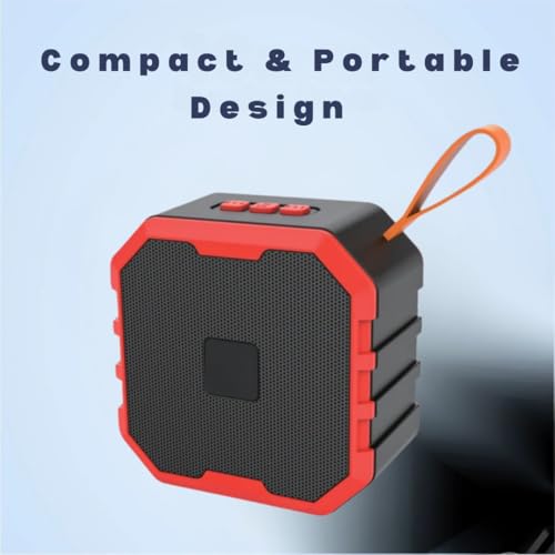 Image of Drumstone (10 Years Warranty Portable Wireless Bluetooth Speaker with 10W Bass, TWS, USB /SD Support, 8H Playtime, 5.0v Bluetooth & Fast Charging - Compact Sound Box for Travel & Parties