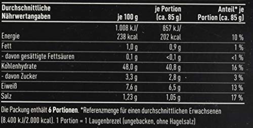 Herzberger Bäckerei Bio Laugenbrezel mit Hagelsalz, 528 g (Tiefgefroren)