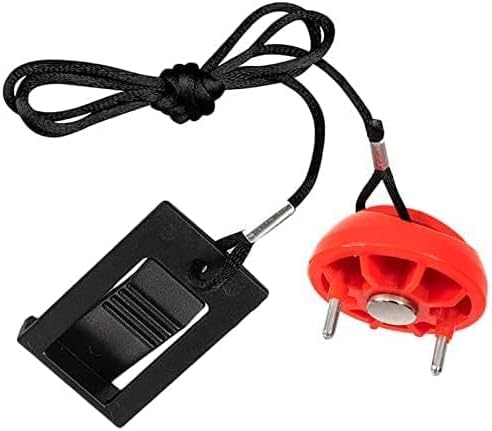 Treadmill Magnet Safety Key for Proform, Image, Weslo, Reebok, Epic, Golds Gym, Freemotion, and Healthrider Treadmills (Red)