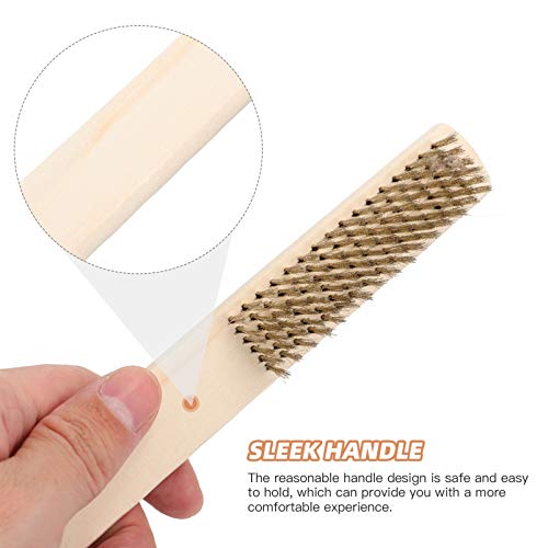 ULTECHNOVO 5Pcs Jogo De Escova De Arame de Aço Inoxidável Escova Pincel Zero Pintura Ferrugem Metal