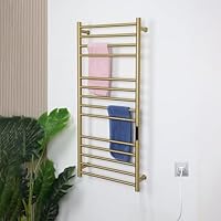 Amazon.co.jp: GUANGJUYUAN バスルーム用加熱タオルウォーマー 壁掛け