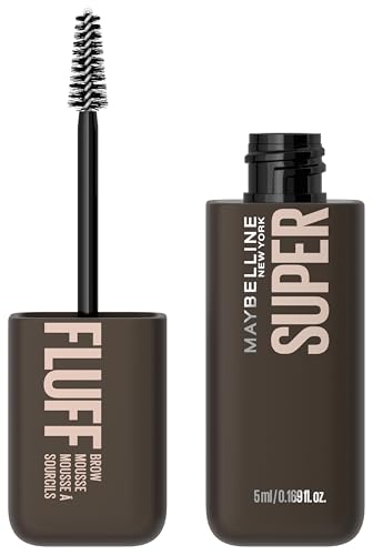 Superfluff Maybelline New York Mousse à sourcils pour un volume super naturel avec effet duveteux tout au long de la journée, pour des sourcils pleins et définis -...