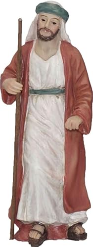 FADEDA Josef/altura: 9 cm/pintado a mano/figuras de belén fieles - decoración de mesa de Navidad cuna accesorios