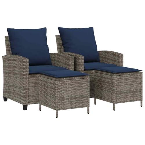Ensemble de salon de jardin modulable en rotin pour optimiser votre terrasse