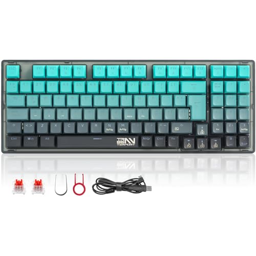 TERPORT Teclado Mecánico Español de 95 Teclas,...