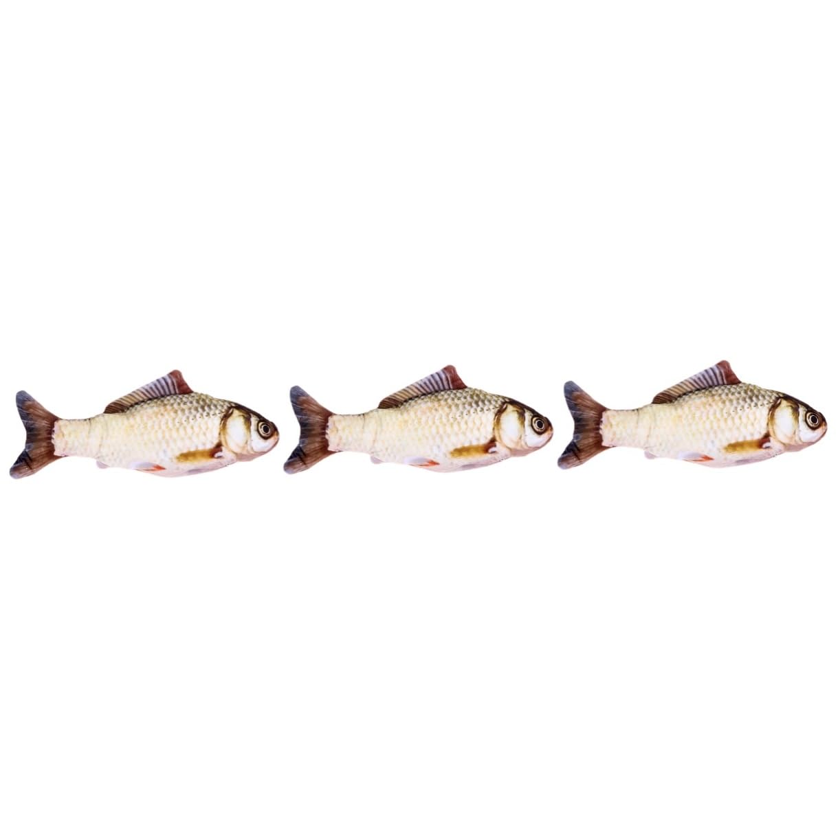 INOOMP 3pièces Jouet Électrique pour Chats Poisson Sautant Rechargeable USB Simulation Réaliste Jouet Amusant pour Chats Stimule Activité Et Évite Les Griffures Carpe