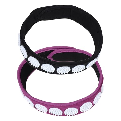 Bandeaux d'acupression relaxation Healeved réglables pour massage cou et tête