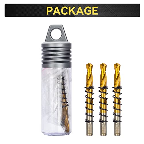 Mollom Titanium-Plated Pilot Drill Bit For Hole Saw 3Pcs #TOP2