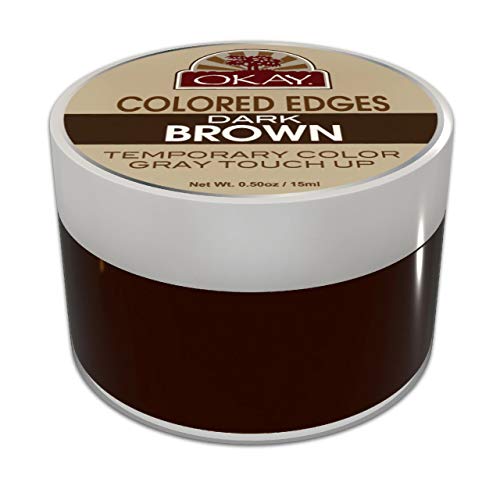 Okay Colored Edges Dark Brown 019368 019365 0.5oz