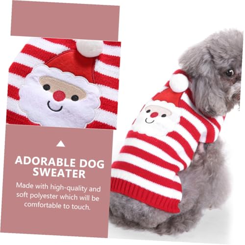 Disfraz de suéter navideño para perro talla M miniatura 6