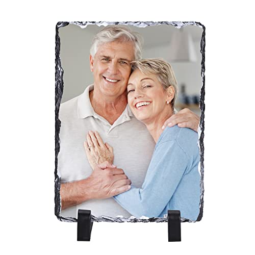 Itoda CUSTOM ROCK Personalized Rock Slate Photo, Custom Diy Picture Plaque Frames thumb #6