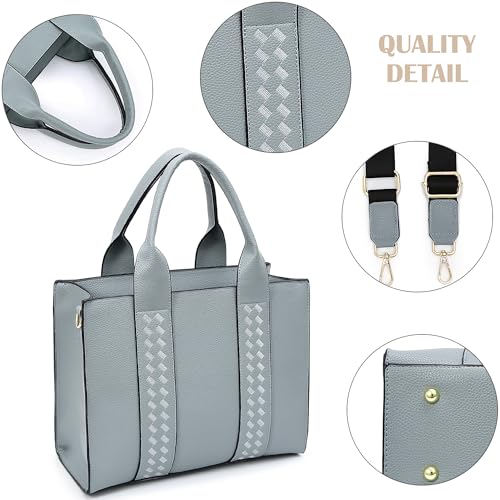 Image of DMICXEL Tote Bag Crossbody Purses for Women Shoulder Handbag PU Leather Top Handle Satchel Bags