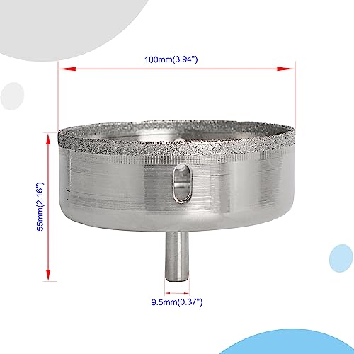 Broca diamantada de 100 mm para vidrio y cerámica miniatura 2