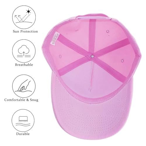 Image of 5-Panel Baseball Cap for Workouts, Hiking, Outdoor Sports, Customizable DIY Design, All-Season Comfort Fit, Adjustable