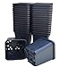Produktbild spiceboxx 100x 8x8x8,5cm Anzuchttöpfe eckig Vierecktopf Pflanztöpfe Blumentöpfe klein Anzucht Plastik VierkanttöpfeTomatentopf Pflanztöpfe Kunststoff Durchmesser Blumentopf Plastik schwarz