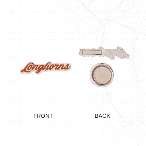 Image of Desert Cactus UT Austin Longhorns Magnetic Metal Lapel Pin (F) | Officially Licensed University of Texas Austin Enamel Finish Lapel Pin Formal Wear Bag and Hat Jewelry Tie Track Brooch Pin