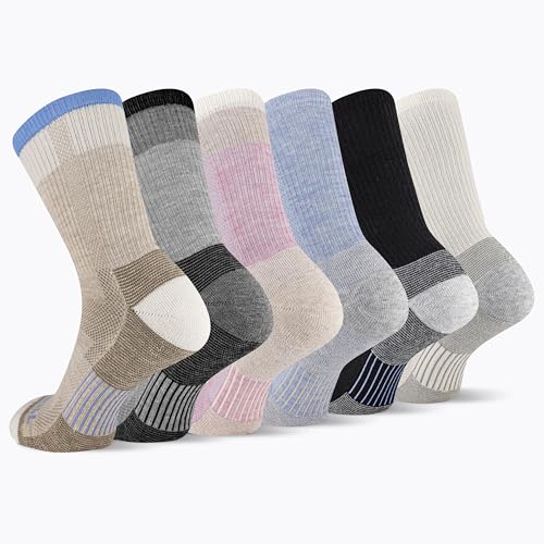 Merrell Unisex Recycled Cushion Low Cut Sock 6 Pair Pack, Gray Assorted, S/M3