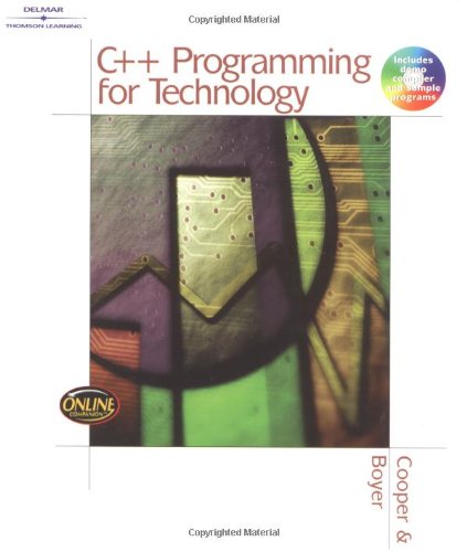 C++ Programming for Technology: Cooper, Boyer, Golda: 9780766814073 ...