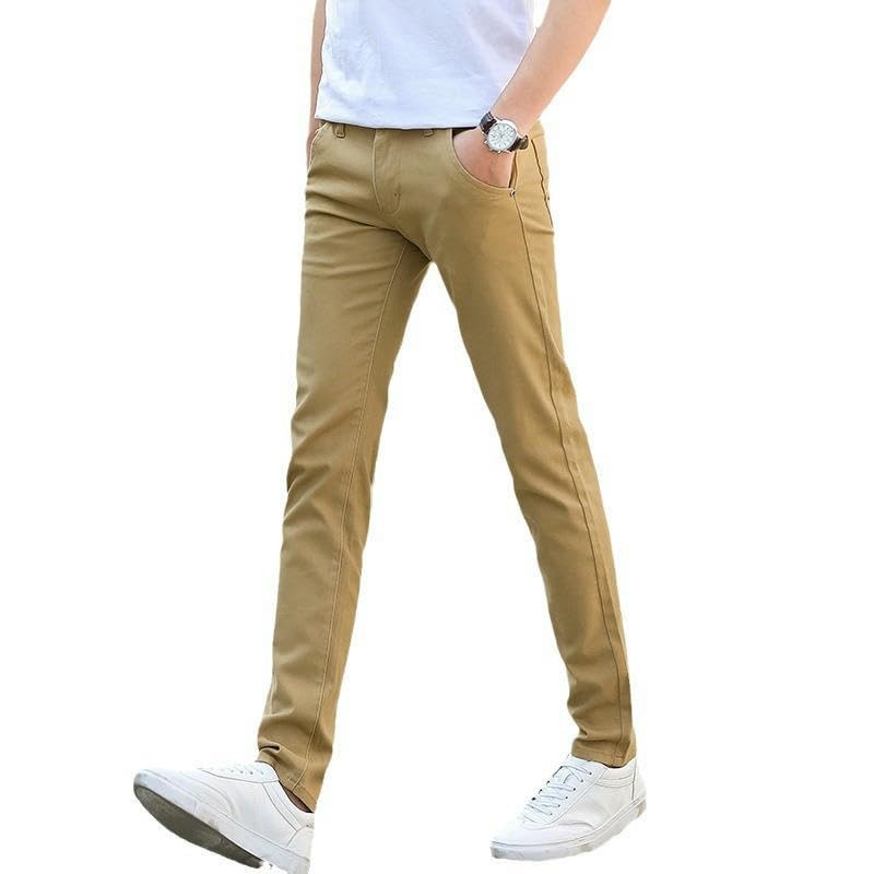 Pantalon long décontracté homme en coton élastique style coréen