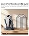LKTOP Mini 5 Pro/4 Pro/3 Pro/3 Drone Display Stand for DJI Mini 5/4/3 Series Accessories, Glass Holder Base Dome Dustproof Cover for Storage/Collection/Gift/Home Decoration, No Charging Function (Gray)