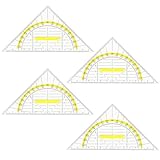 Les jauges dans les corps carrés flexibles sont centrés sur le centre et définissent une ligne avec une inclinaison de 1 degré par 10 degrés et 170 degrés. Cela mesure la longueur et l'angle de l'ensemble géométrique, ce qui réduit le besoin de dessiner avec précision les lignes et les diagrammes avec plusieurs outils.