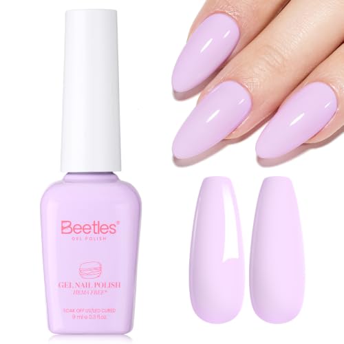 Beetles Purple Gel Nail Polish, Lavender Macarons, Light Purple Gel Polish