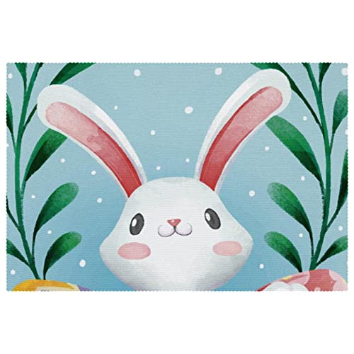 Set de table lapin lavable pour table à manger conviviale - 2