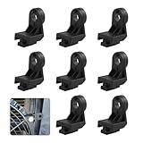 8PCS Radiator Fan Mounting Feet,L-Shaped Install Legs Electric Fan Mounting Kit for Car Cooling Fans,Universal Radiator Mount Automotive Accessories for Slim Cooling Fans