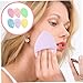 6Pcs Water Drop Shape Face Sponges for Gentle Cleansing and Exfoliating Face Wash Pads for All Skin Types