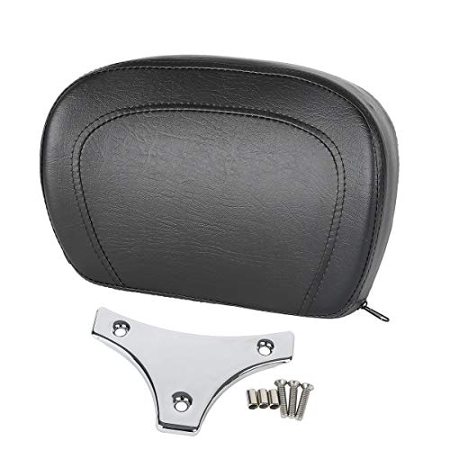 TCMT Detachable Leather Sissy Bar Backrest Pad Bracket Fits For Harley Touring Road