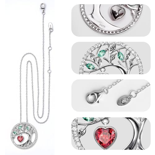 50% Off 925 Sterling Silver Tree of Life Necklace for Women - Image 5
