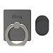AAUXX iRing Premium Set : Safe Grip and Kickstand for Smartphones and Tablets with Simplest Smartphone Mount - Graphite Gray