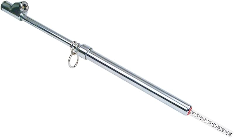 Medidor de pressão para pneus RoadPro TruckSpec JL-5018N com haste de 30,48 cm e bico duplo – 1 unidade