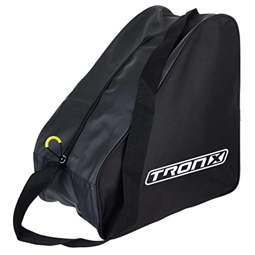 TronX Pro Heavy Duty Hockey Skate Bag - Holds One Pair of Ice Hockey, Figure Skates, Roller Hockey & Inline Skates