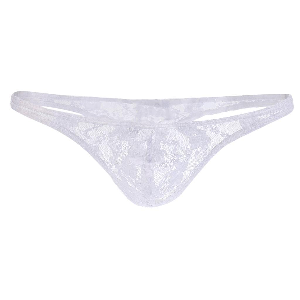 myaddiction Men Lace Underwear Underpants L White-picture-42