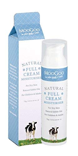 MooGoo Skin Care - Full Cream Moisturizer - A creamy, hydrating face and body moisturizer designed to replenish and revitalize dry skin with healthy and natural ingredients - 2.6 oz