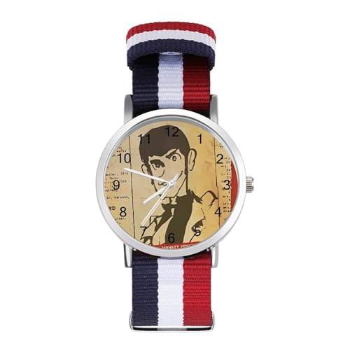 ルパン三世 69時計 腕時計 うで時計 ビジネス腕時計 お祝い プレゼント 贈り物 男女兼用 新学期 誕生日 入学 通学 入園 通園