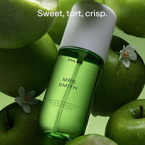 Image of PHLUR Mrs. Smith Body Mist, 3 Fl Oz - Hair and Body Perfume for Women | Juicy Apple & Pear Fruity Floral Body Spray with Watermelon and Musk Nectar Fragrance