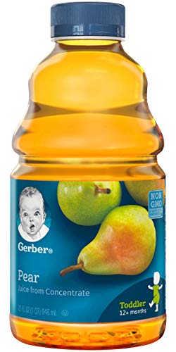 image for Gerber 100% Pear Juice, 32 FL Ounce (Pack of 6), 32 Fl Oz (Pack of 6)
